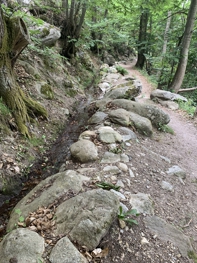 Aufstieg zur Cascade du Saint Vincent